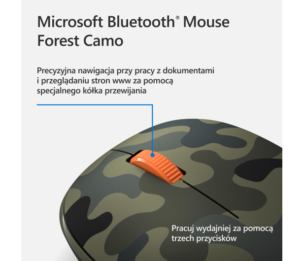 Microsoft Bluetooth Mouse Forest Camo - 695186 - zdjęcie 7